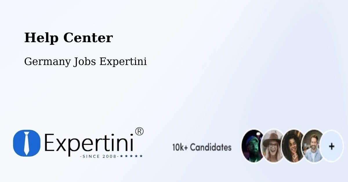 Help Center – Gescher - Germany Jobs Expertini