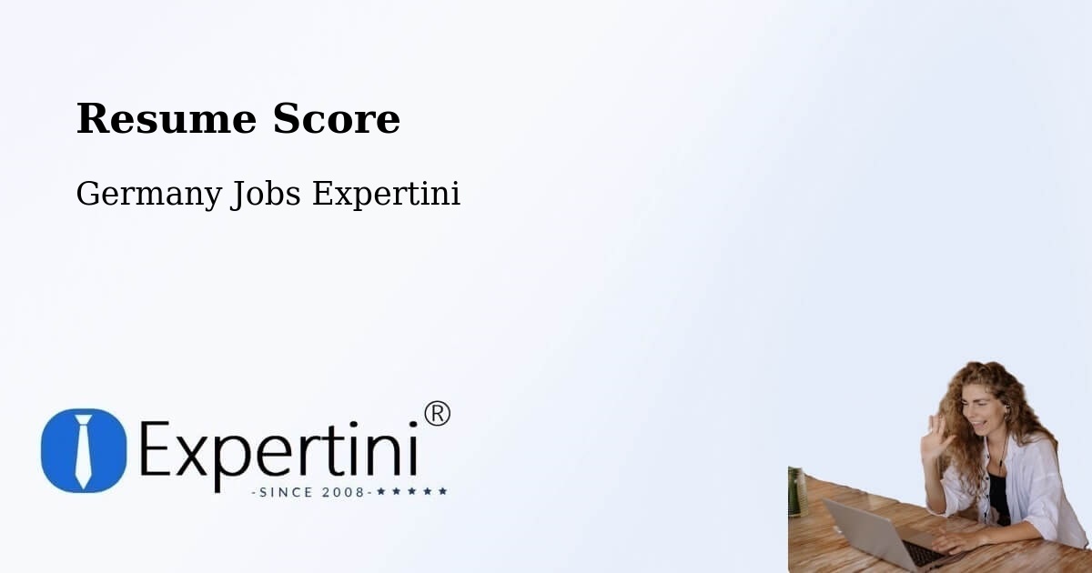 Resume Score & Job Description Match Tool – Gescher - Germany Jobs Expertini
